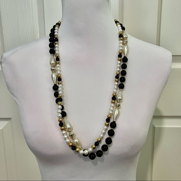 Pearl Beaded Necklaces, Set of 2 - Picture 7 of 7